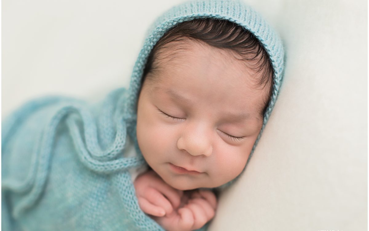 Studio Newborn Session ~ one week old baby boy | Alpharetta Newborn Photographer