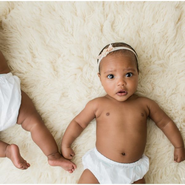 Twin Baby Photography London - Baby Tilly and Baby Maya | Samantha Black