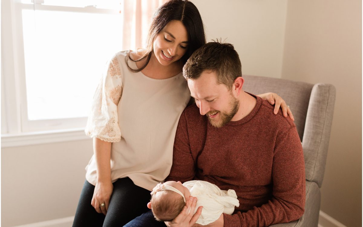 Lifestyle newborn, in home session | Atlanta Newborn Photographer