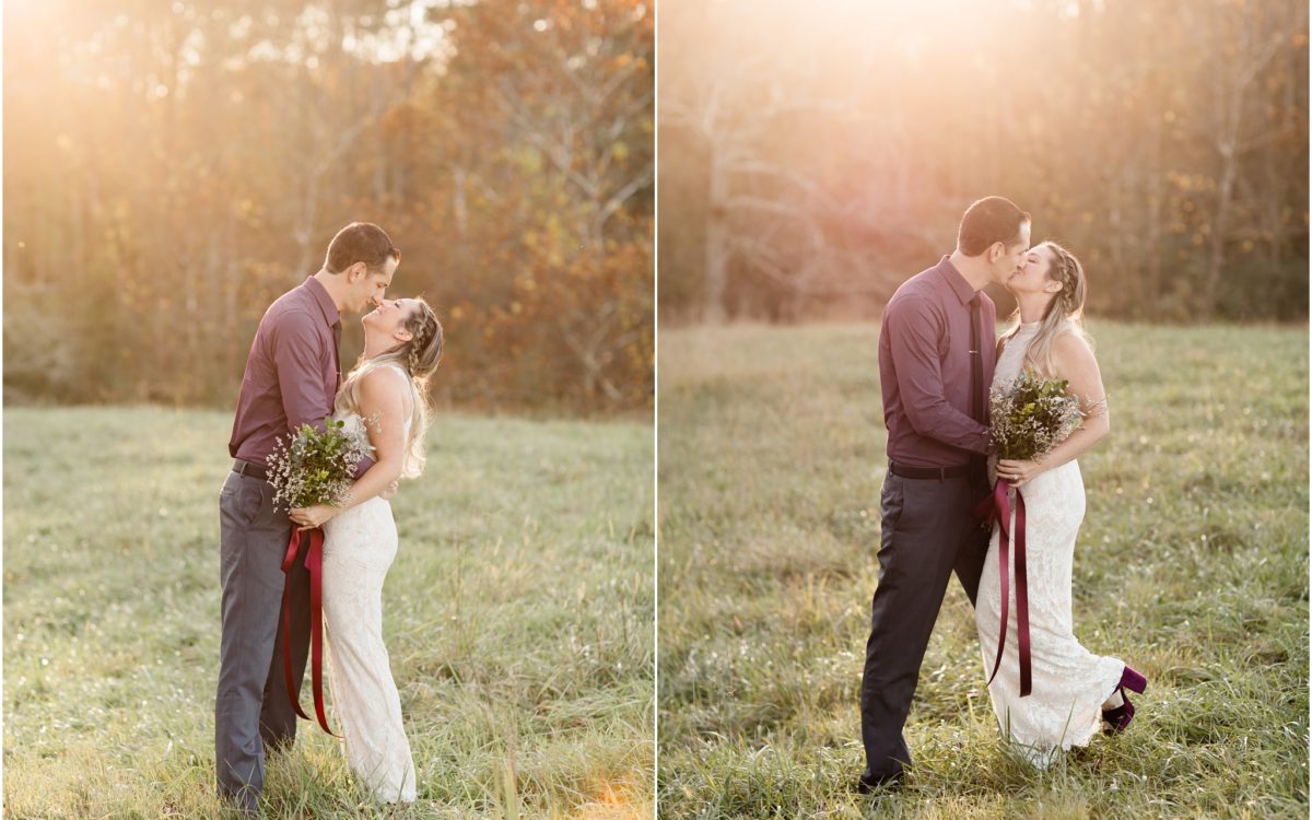 North Georgia Elopement Photography | Intimate and sweet outdoor elopement