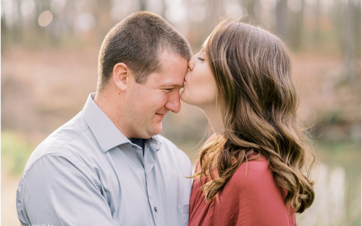 Cumming Engagement Photographer | North GA woodsy engagement session