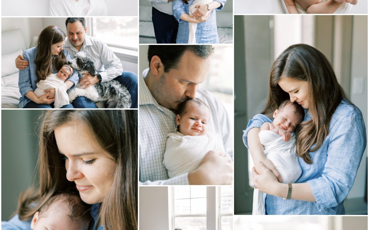 Buckhead Atlanta Newborn Photographer | Natural newborn session in the home